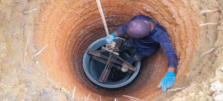 چاه ارت چند متر است